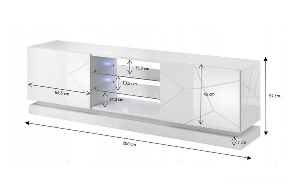 Тумба ТВ QIU 200 Тумба ТВ QIU 200