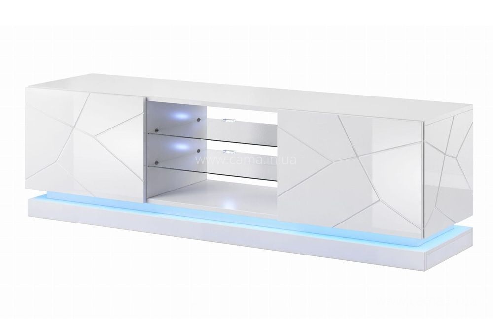 Тумба ТВ QIU 160см - Белый глянец Тумба ТВ QIU 160см - Белый глянец