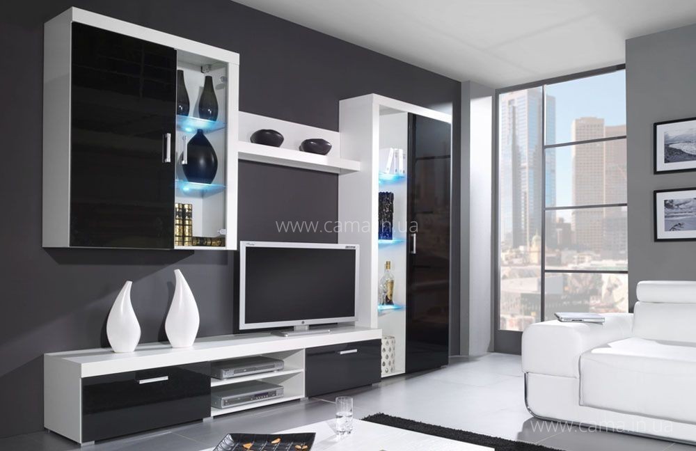 Гостиная Samba B черный глянец Гостиная Samba B черный глянец