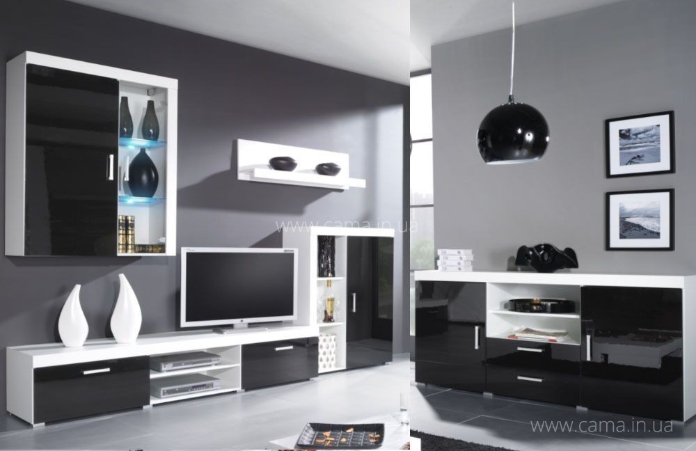 Гостиная Samba С черный глянец Гостиная Samba С черный глянец