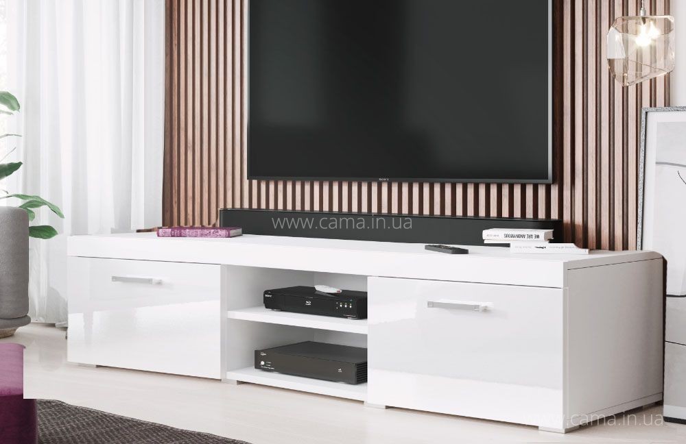 Комод ТВ Samba белый (200см) Комод ТВ Samba белый (200см)