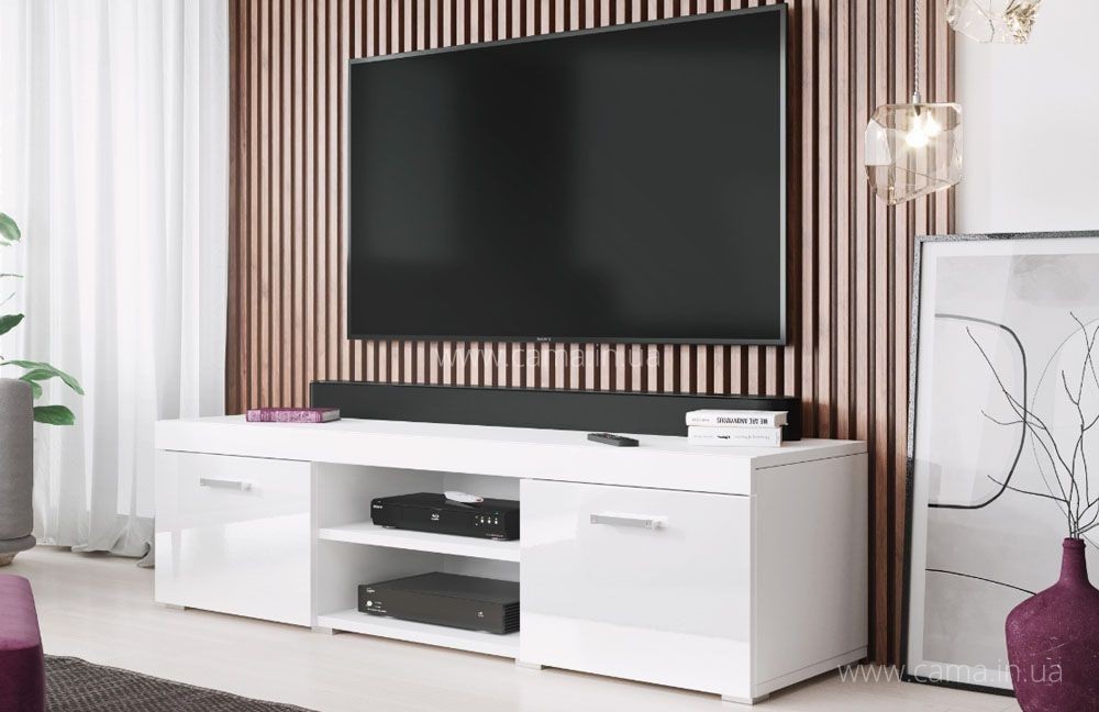 Комод ТВ Samba белый (140см) Комод ТВ Samba белый (140см)