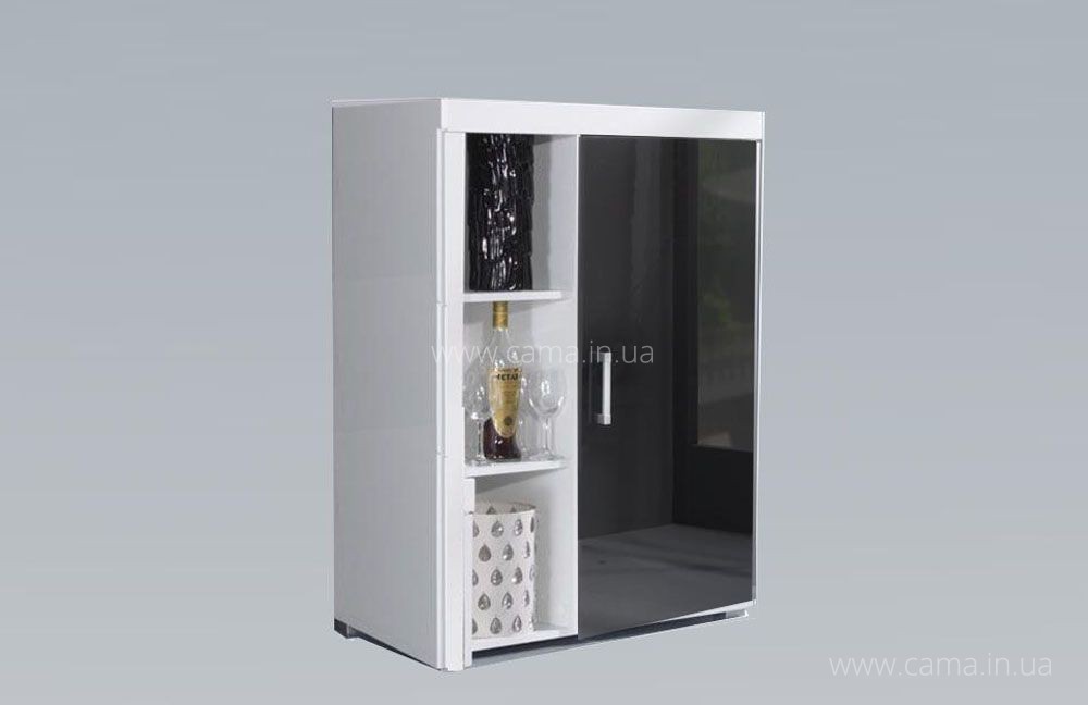 Витрина низкая Samba черный глянец Витрина низкая Samba черный глянец