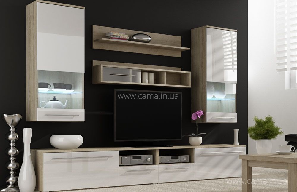 Гостиная Luna сонома/белый Гостиная Luna сонома/белый