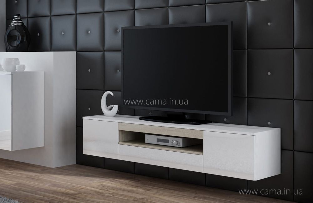 Тумба ТВ Viva белый/белый/сонома Тумба ТВ Viva белый/белый/сонома