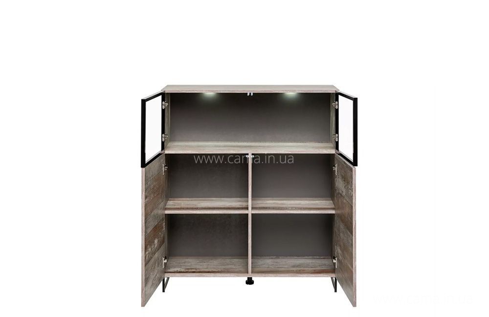 Витрина низкая PLANK Дерево Каньон Витрина низкая PLANK Дерево Каньон