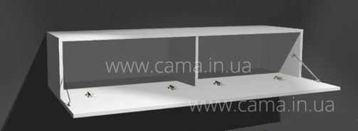 Комод RTV Vigo 140 белый/черный глянец Комод RTV Vigo 140 белый/черный глянец