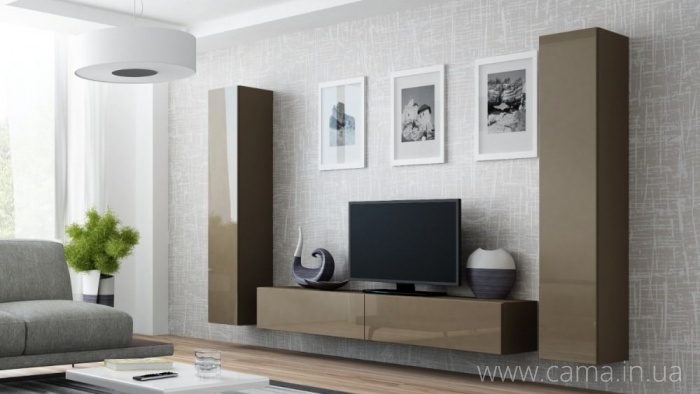 Гостиная Vigo 4 лате/лате глянец Гостиная Vigo 4 лате/лате глянец