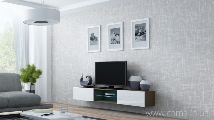 Комод Vigo Glass RTV 180 латте/белый глянец