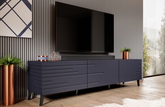 Тумба ТВ NOVA 186 - Темно-синий