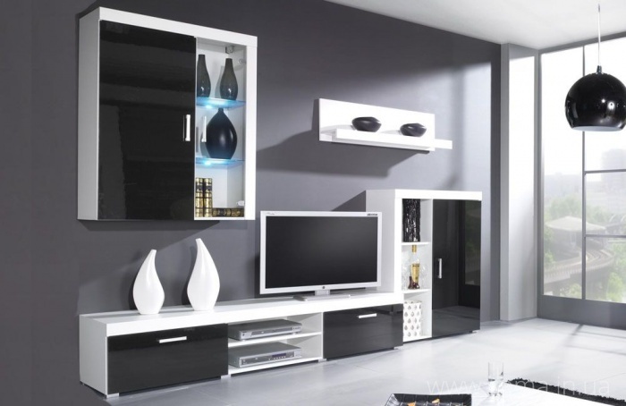 Гостиная Samba A черный глянец