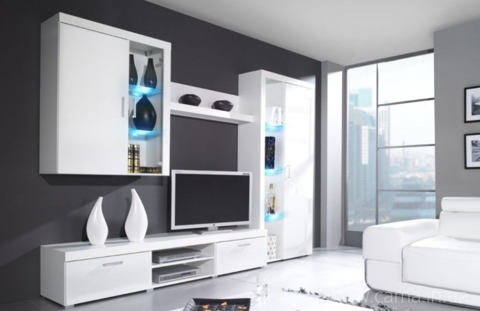 Гостиная Samba B белый глянец