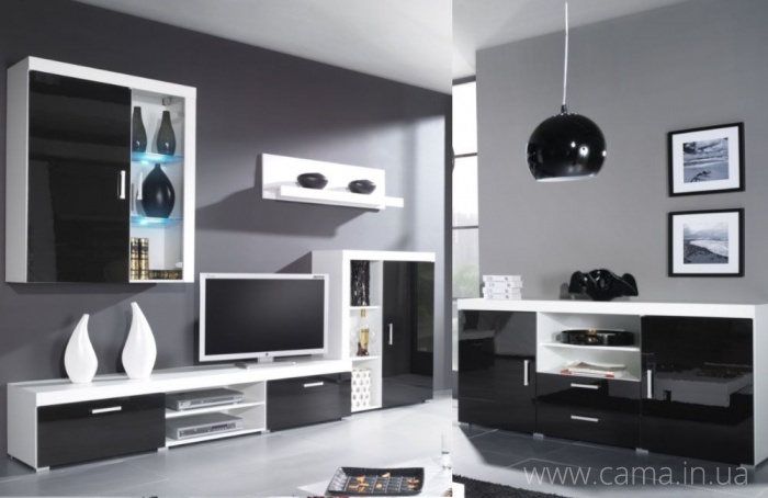 Гостиная Samba С черный глянец