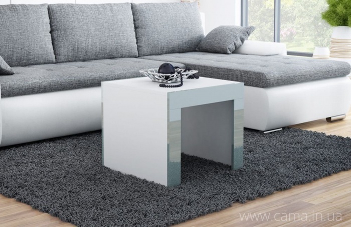 Столик журнальный TESS Белый/Серый 60