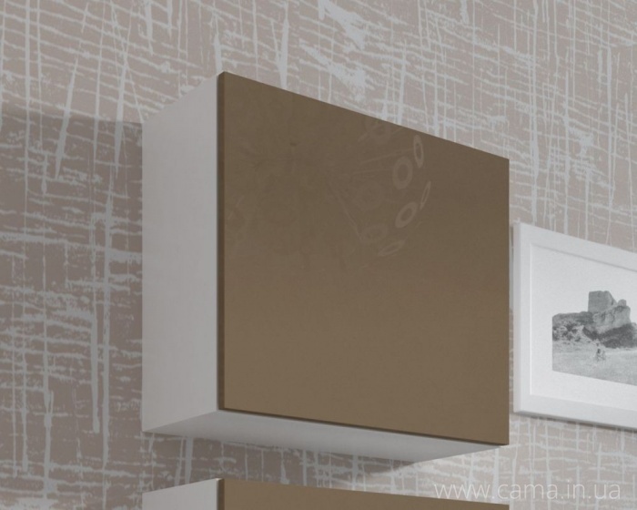 Пенал квадратный Vigo белый/летте глянец