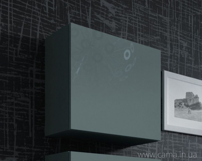 Пенал квадратный Vigo серый/серый глянец